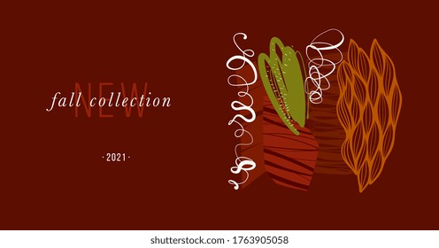 Abstract creative universal artistic template. Good for email header, social media post, AD, event and page cover, banner, brand identity, business card, poster, brochure and other graphic design.