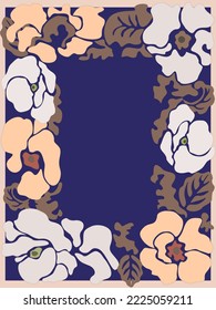 Abstract creative universal artistic template. Good for poster, card, invitation, flyer, cover, banner, placard, brochure and other graphic design. Vector illustration in vintage style.