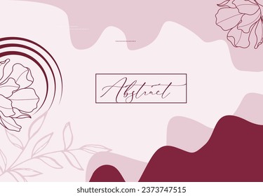 Abstract creative universal artistic template. Good for email header, social media post, AD, event and page cover, banner, background, brand identity, business card, poster