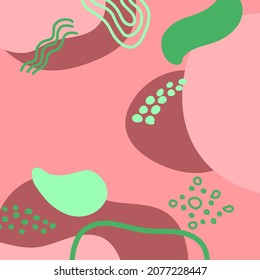 Resumen de plantillas artísticas universales creativas. Ideal para carteles, tarjetas, invitaciones, volantes, portadas, banner, carteles, folletos y otros diseños gráficos