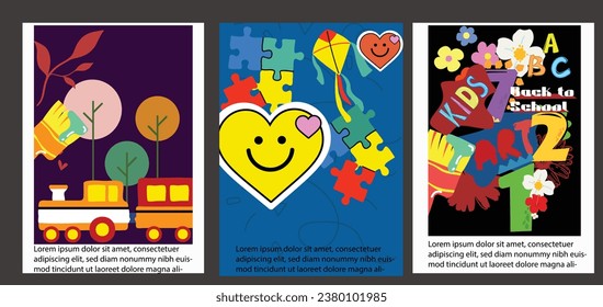 Abstract creative universal artistic templates.  poster, business card, invitation, flyer, banner, brochure, email header, post in social networks, advertising, events and page cover.