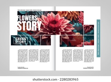 Abstract creative universal brochure layout. Suitable for business card, invitation, flyer, or magazine background