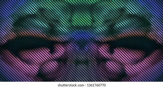 Abstract creative vector background. Universal geometric template.  Perfect for posters, web design, advertising, covers, landing pages, collages, packaging. 