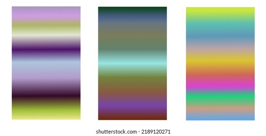Abstract creative vector multicolored blurred gradient background set. For Web and Mobile Applications, art illustration template, business infographic and social media, modern decoration. Vol 7.