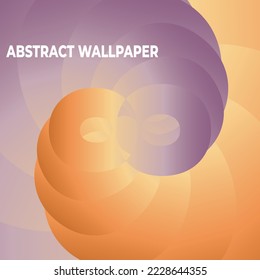 Abstract creative wallpaper with colorful template 