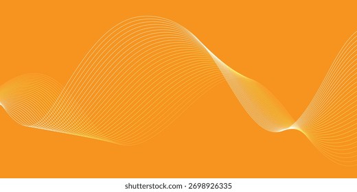 abstract creative wave line futuristic technology design for background, banner, poster.