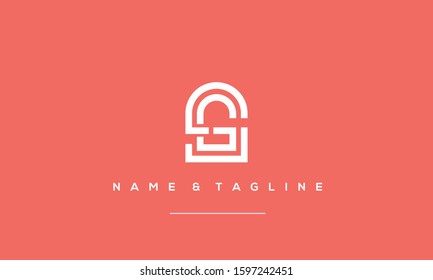 Abstract creative Window logo with letter G