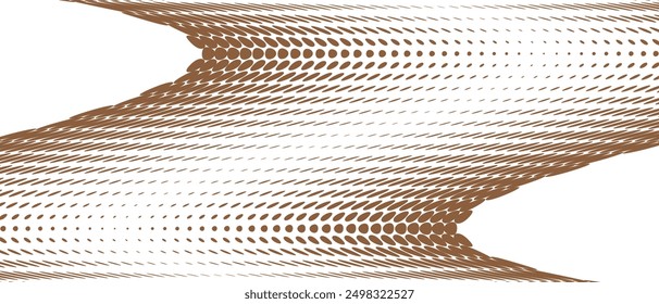 abstract creative yellow big to small repeat flag dot pattern art can be used background.