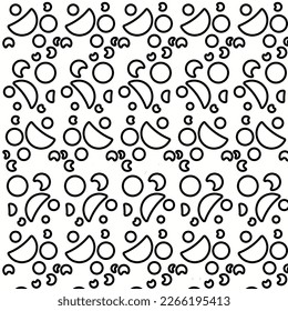 
Abstract crescent moon and circle background vector design