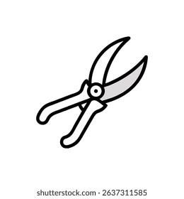 Abstract crescent shape against a deep White Background graphic