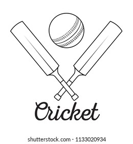 Abstract Cricket Label