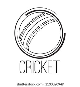 Abstract Cricket Label