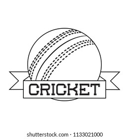 Abstract Cricket Label