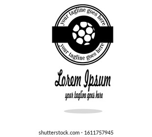 Abstract cricle logo design vector template. Ball vintage concepts.