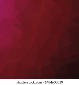 Abstract Crimson Polygon Texture Background