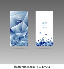 Abstract cristal banner