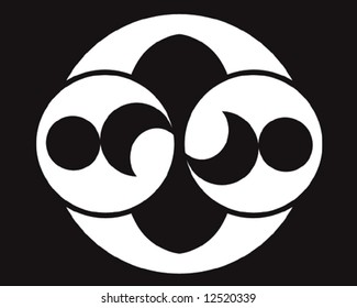 abstract crop circle design made by extraterrestrial people
