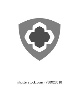 Abstract Cross Badge VII