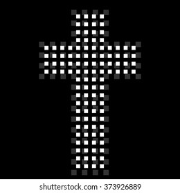 Abstract cross. Christian Symbol. Vector illustration. Eps10