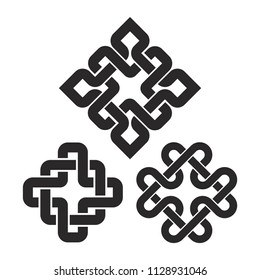 Abstract cross logo