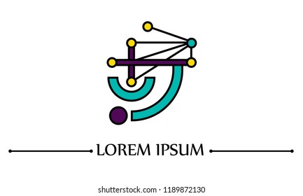 abstract cross logo