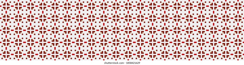 Abstract Cross Pattern Dots generative computational art illustration