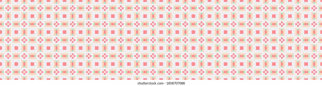 Abstract Cross Pattern Dots generative computational art illustration