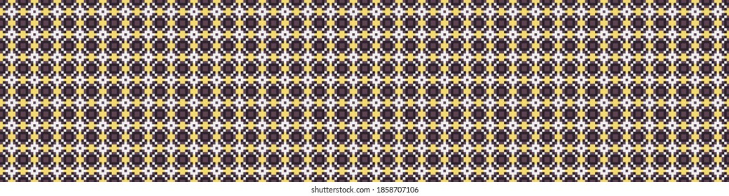 Abstract Cross Pattern Dots generative computational art illustration