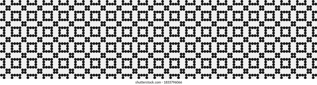Abstract Cross Pattern Dots Logo generative computational art illustration
