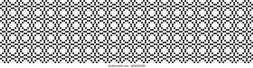 Abstract Cross Pattern Dots Logo generative computational art illustration