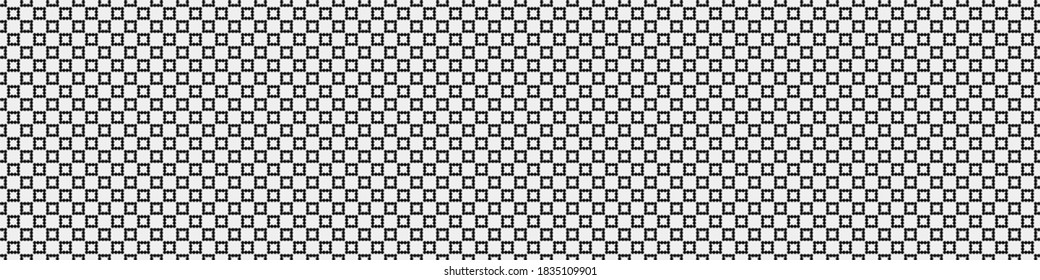 Abstract Cross Pattern Dots Logo generative computational art illustration