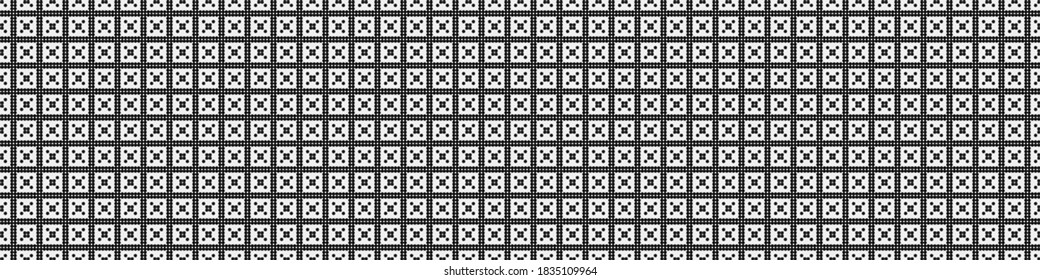 Abstract Cross Pattern Dots Logo generative computational art illustration