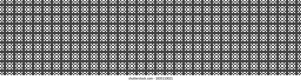 Resumen Puntos de patrón cruzado Icono Ilustración de arte computacional generativa