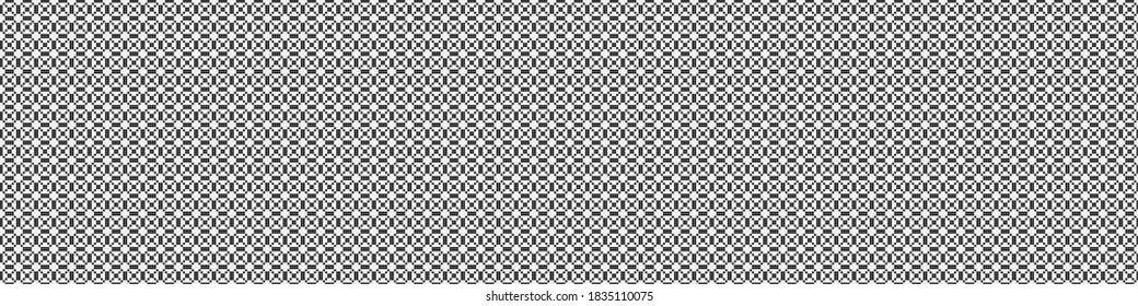 Abstract Cross Pattern Dots Logo generative computational art illustration