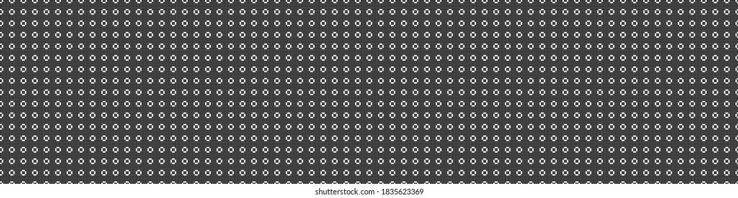 Abstract Cross Pattern Dots Logo generative computational art illustration