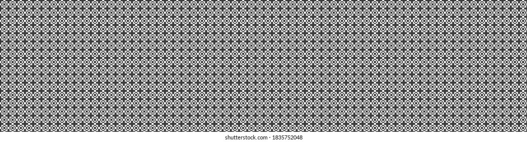 Abstract Cross Pattern Dots Logo generative computational art illustration