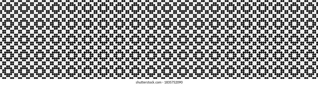 Abstract Cross Pattern Dots Logo generative computational art illustration