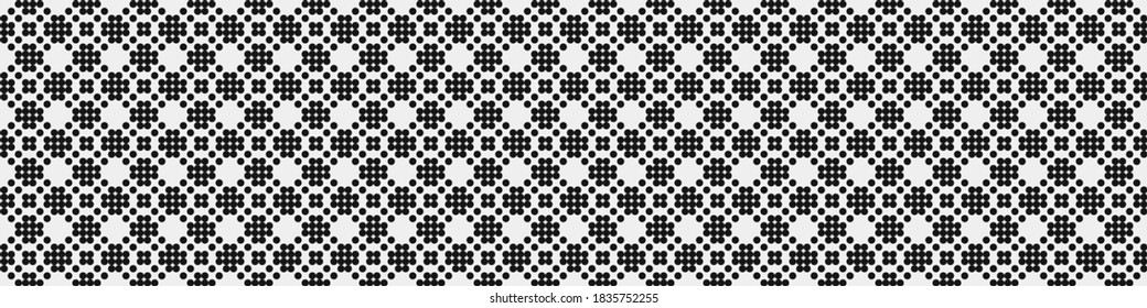 Abstract Cross Pattern Dots Logo generative computational art illustration