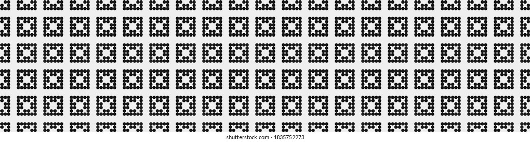 Abstract Cross Pattern Dots Logo generative computational art illustration