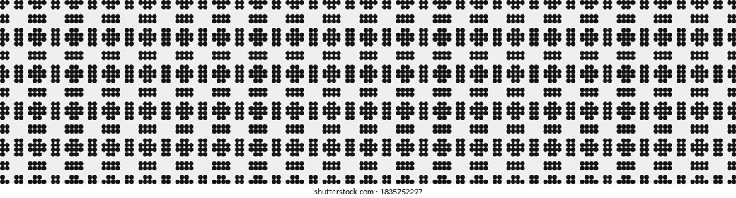 Abstract Cross Pattern Dots Logo generative computational art illustration