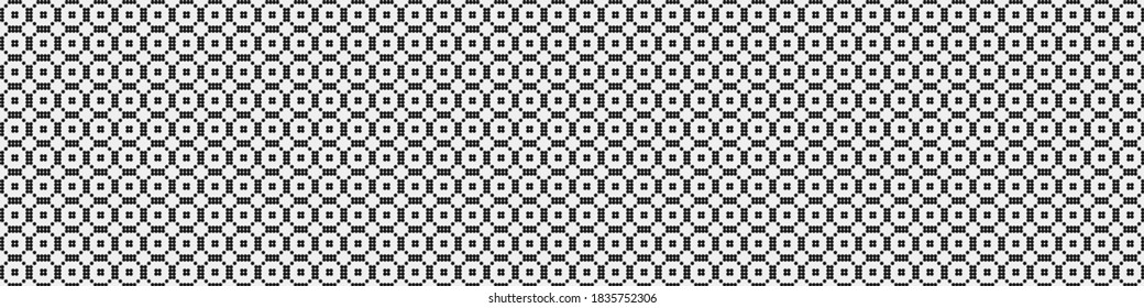 Abstract Cross Pattern Dots Logo generative computational art illustration