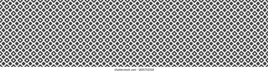 Abstract Cross Pattern Dots Logo generative computational art illustration