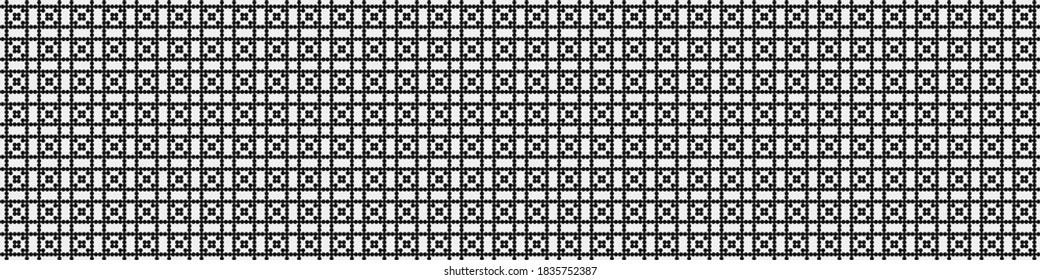 Abstract Cross Pattern Dots Logo generative computational art illustration