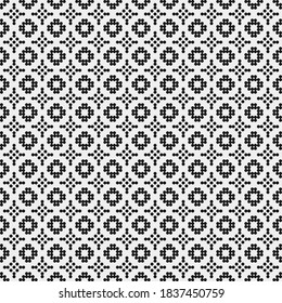 Abstract Cross Pattern Dots Logo generative computational art illustration