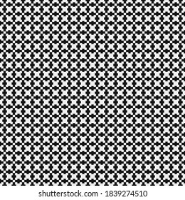 Abstract Cross Pattern Dots Logo generative computational art illustration