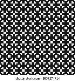 Abstract Cross Pattern Dots Logo generative computational art illustration
