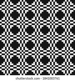 Abstract Cross Pattern Dots Logo generative computational art illustration