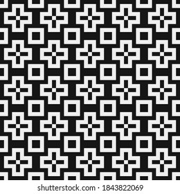 Abstract Cross Pattern Dots Logo generative computational art illustration