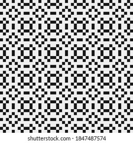 Abstract Cross Pattern Dots Logo generative computational art illustration