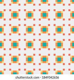 Abstract Cross Pattern Dots Logo generative computational art illustration